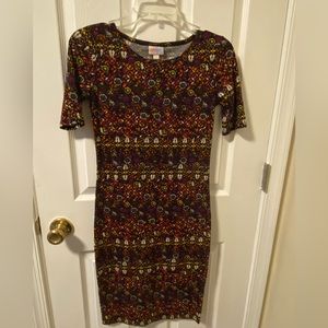 Lularoe Julia Dress, no tags but never worn. XXS